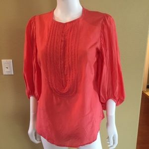 DVF Coral/Pink Blouse